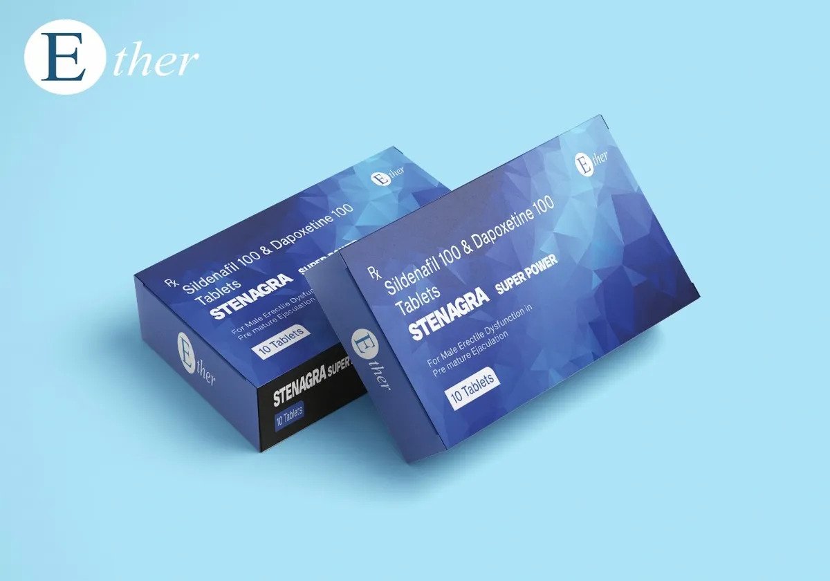 藍鑽 雙效威而鋼 雄硬勃起 金槍不倒 Stenagra Super Power 200mg/10顆